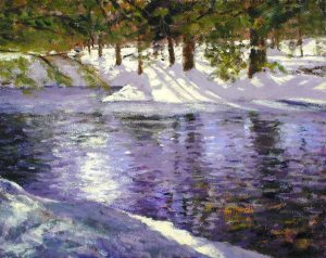 Lynne Adams Winter Paintings